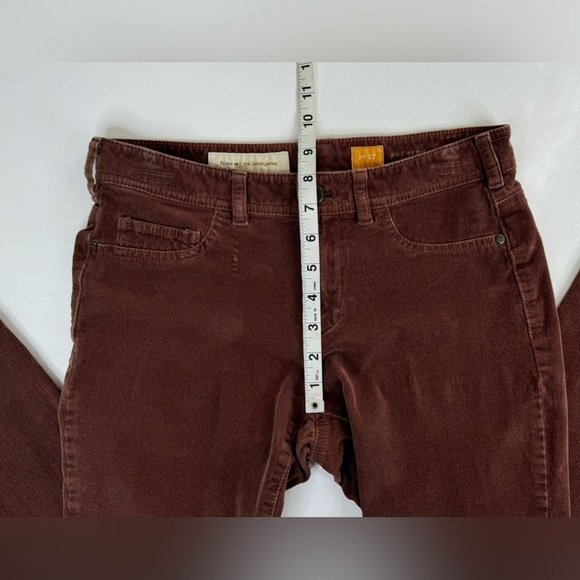 Pilcro Anthropologie Velvet Thin Stretch Skinny Cords Size 27/4 - Picture 4 of 13